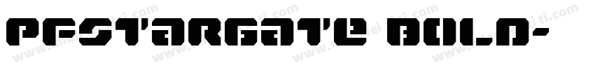 PFStargate Bold字体转换